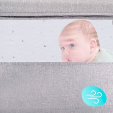 Приставне ліжечко-колиска Kinderkraft Neste Up Beige